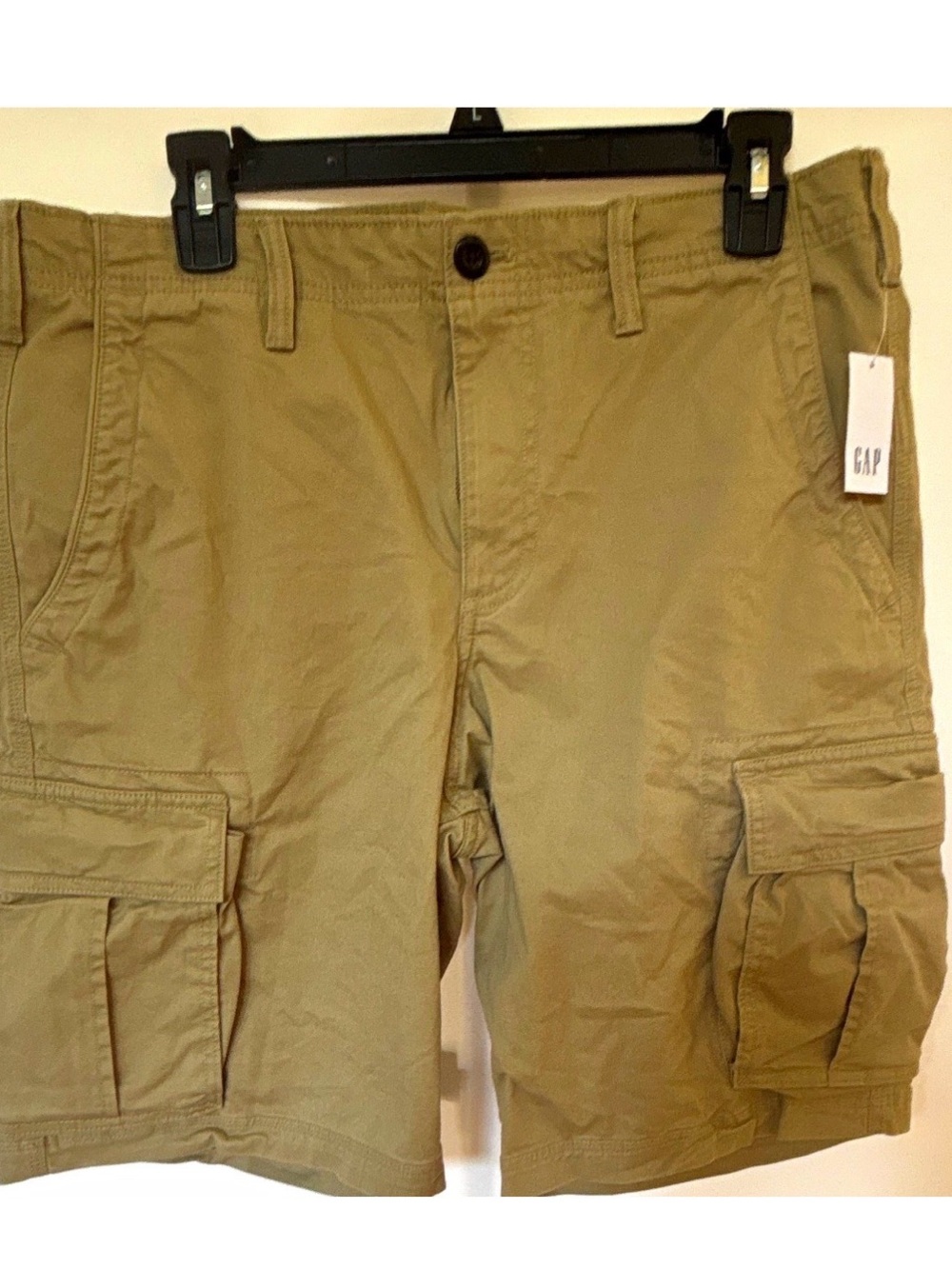 GAP Men's Cargo Shorts in Olive/Tan